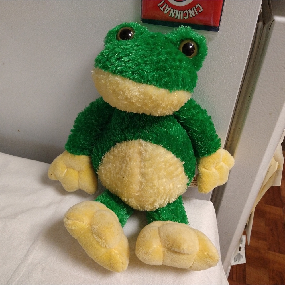 Dan Dee Frog Soft Plush Animal Toy 14"